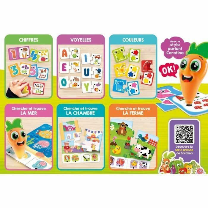 Liscianigiochi LIS8008324112333 Bolígrafo Parlante CAROTINA BABY - Juego Educativo 20 Juegos a partir de 2 años 3