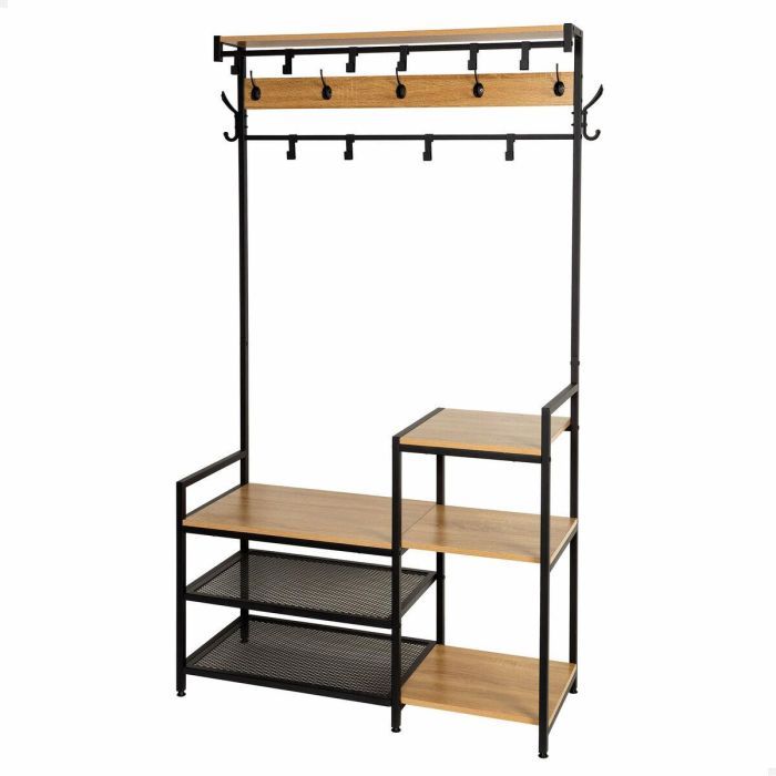 Perchero con Balda Max Home Acero Melamina Aglomerado Minimalista 102 x 180 x 40 cm 0 Perchero con Balda Max Home Acero Melamina Aglomerado Minimalista 102 x 180 x 40 cm 0