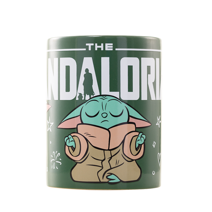 Taza funda de peluche Grogu Mandalorian Star Wars 440ml 2