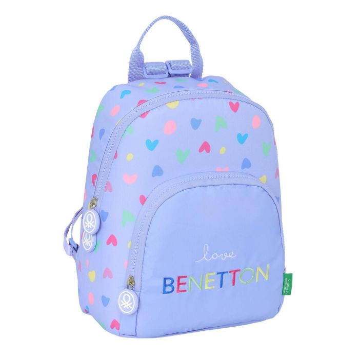 Mochila Casual Benetton Lila Lila 25 x 30 x 13 cm 1