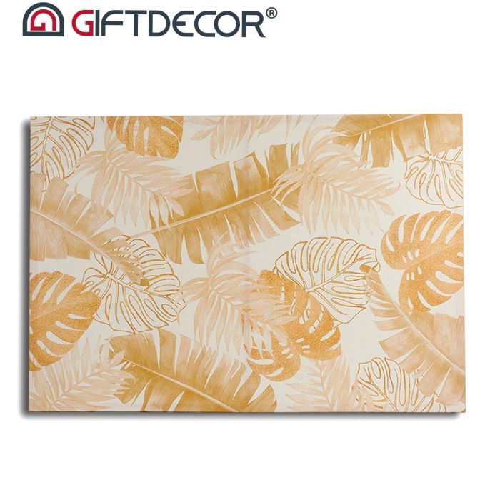 Lienzo 80x120 cm Hoja Natural Surtidos - Giftdecor (4 Unidades) 2 Lienzo 80x120 cm Hoja Natural Surtidos - Giftdecor (4 Unidades) 2