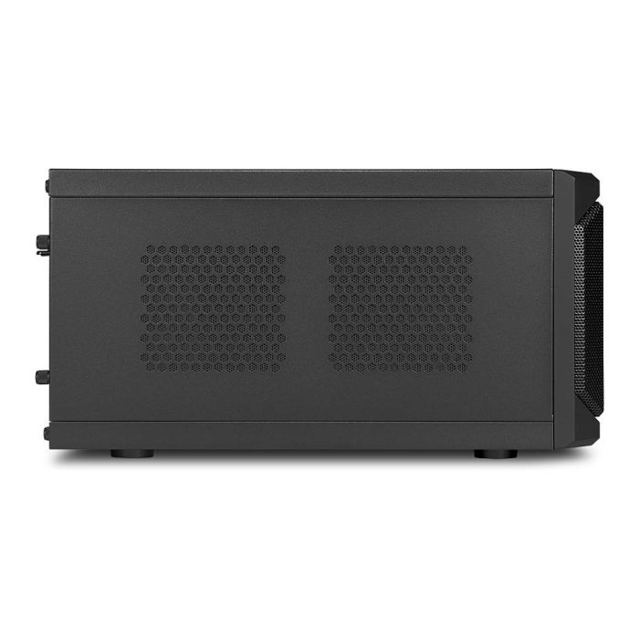 Sharkoon QB One Schwarz Midi/Minitower ITX Mini-ITX Negro USB USB 2.0 USB 3.0