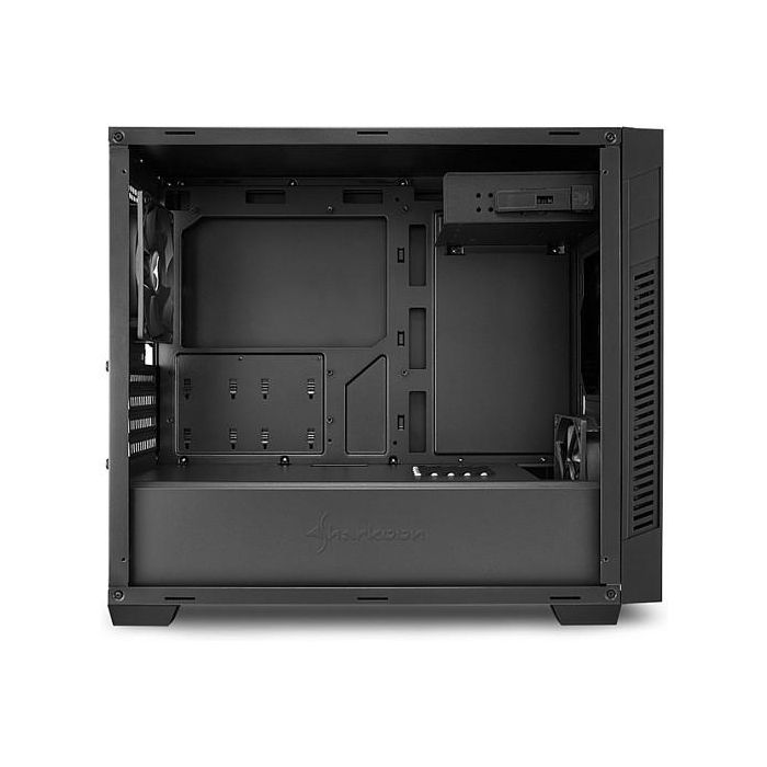 SHARKOON S1000 Caja de PC Compacta Torre Negro