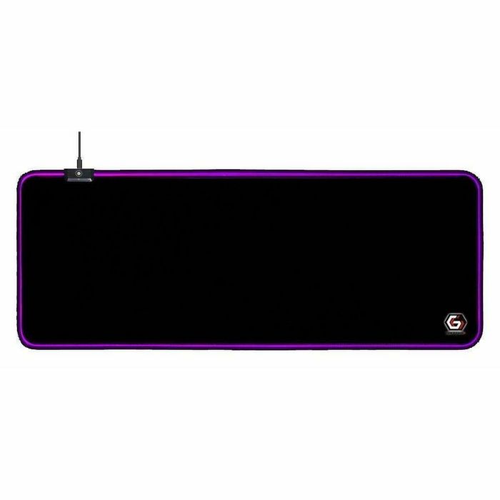 Gembird MP-GAMELED-L Alfombrilla de Ratón Gaming LED RGB Grande 800x300mm Negra con Base Antideslizante Alimentación USB 1 Gembird MP-GAMELED-L Alfombrilla de Ratón Gaming LED RGB Grande 800x300mm Negra con Base Antideslizante Alimentación USB 1