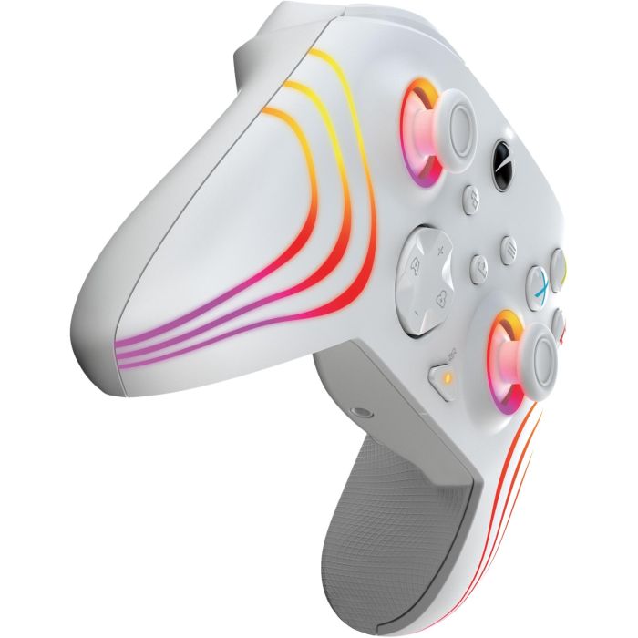 PDP Afterglow Wave Mando con cable para Xbox Series X|S, Xbox One y Windows 10/11, Gamepad Blanco con retroiluminación LED 9