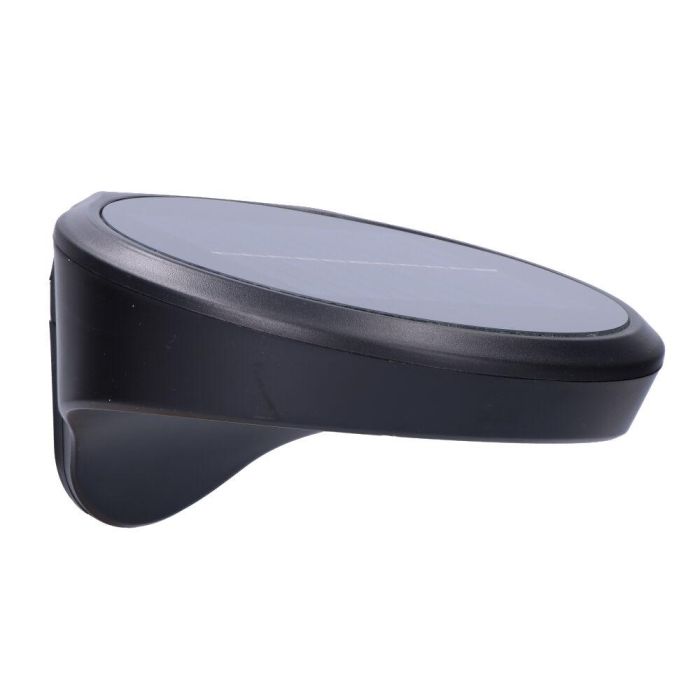 Edm Aplique Solar 2W 200lm 6500K con Sensor, Color Negro 2