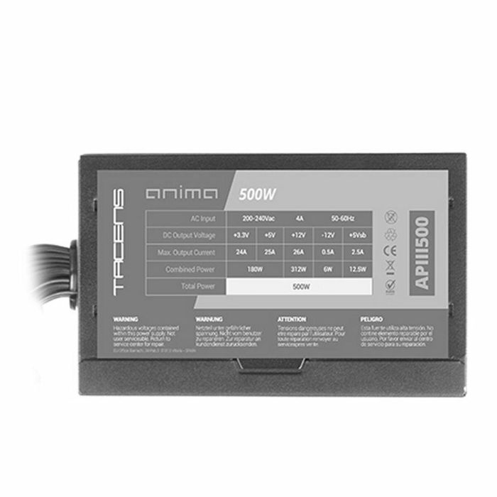 Fuente de Alimentación Mars Gaming APIII500 500W 500 W 6 W ATX 1