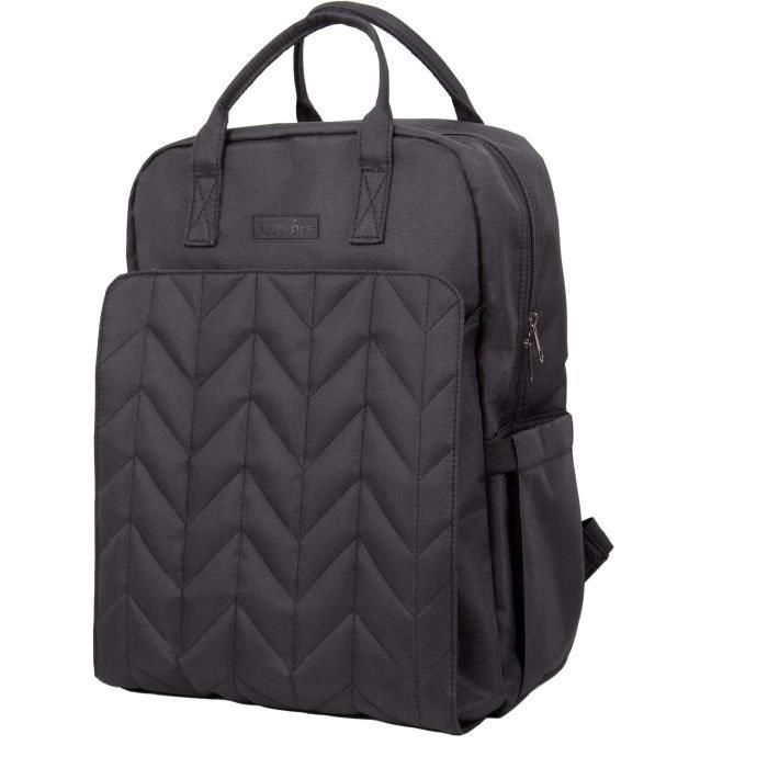 Bolso cambiador - TINEO - Forma mochila - Acolchado - Negro 1