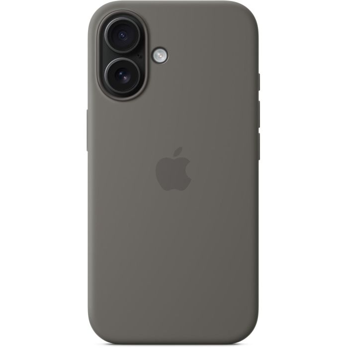 Apple iPhone 16 Funda de Silicona con MagSafe Gris Piedra 4