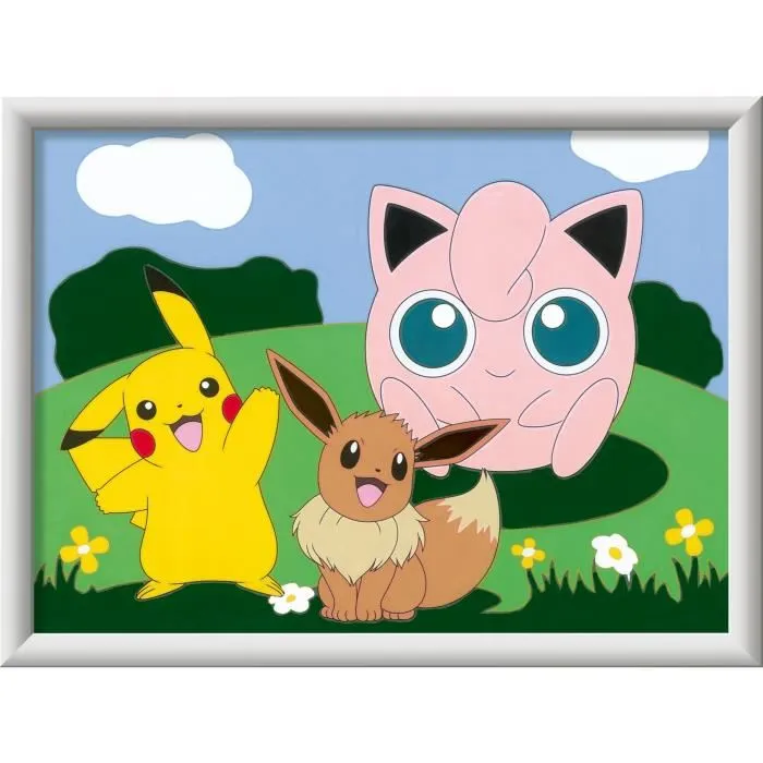 Ravensburger Kit de Pintura por Números CreArt Kids Pokémon 25839, 18 x 24 cm, a partir de 7 años 2