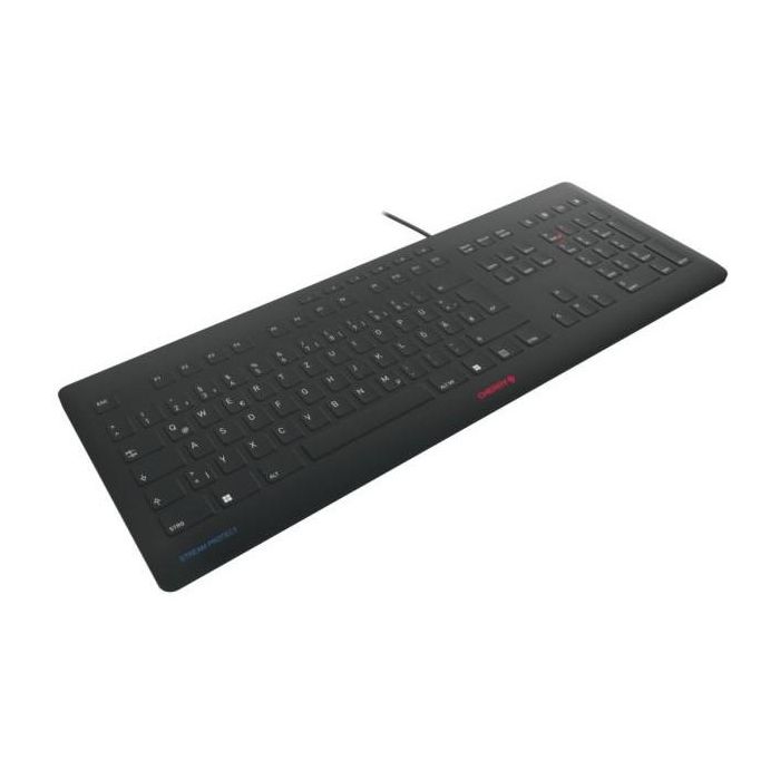 CHERRY STREAM PROTECT KEYBOARD Corded US-Layout schwarz 1 CHERRY STREAM PROTECT KEYBOARD Corded US-Layout schwarz 1