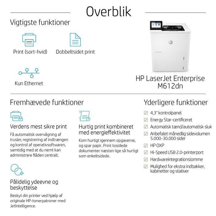 HP LaserJet Enterprise M612dn 9 HP LaserJet Enterprise M612dn 9