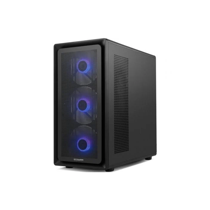 NOX Semitorre Hummer Aero Negra NXHUMMERAEROBK con Frontal Mesh y 4 Ventiladores Incluidos 2