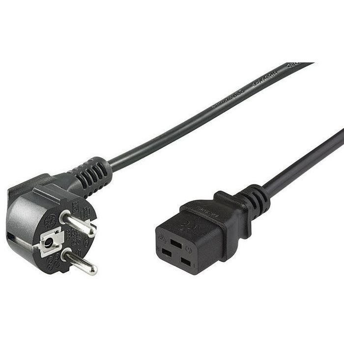 MicroConnect Power Cord Schuko Angled - C19, 0.5m MicroConnect Power Cord Schuko Angled - C19, 0.5m
