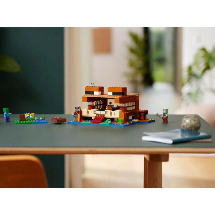 LEGO 21256 Minecraft La Casa de la Rana, Juguete con Minifiguras de Animales, Personajes Zombi y Explorador 1 LEGO 21256 Minecraft La Casa de la Rana, Juguete con Minifiguras de Animales, Personajes Zombi y Explorador 1