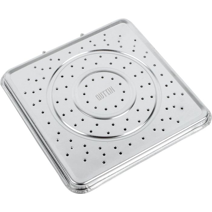 Quttin Tostador de Pan de Acero con Mango Plegable Medidas 20x20x1.2 cm 13