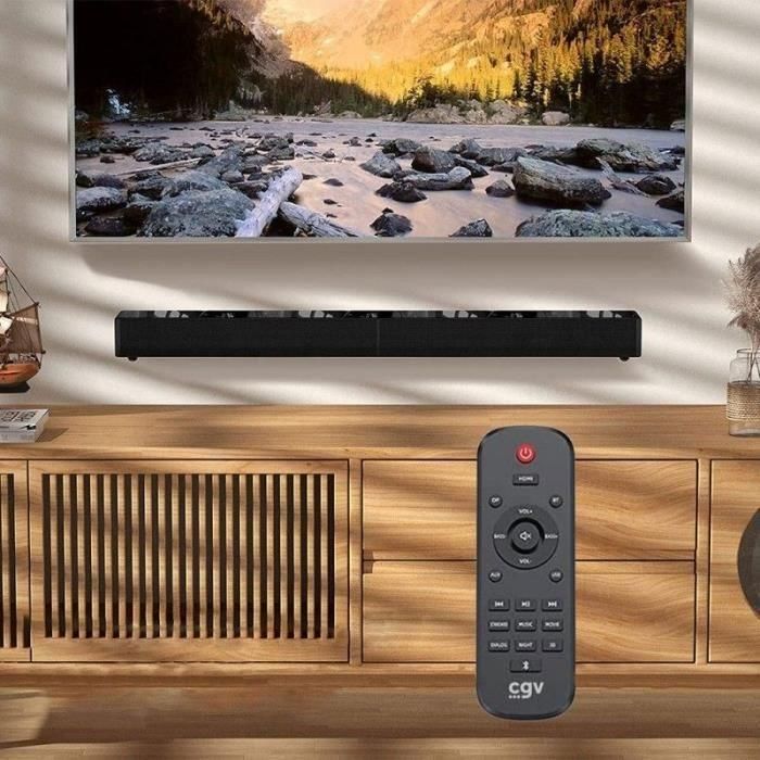 CGV CGV1701128652672 Barra de sonido BDS ALTO con subwoofers integrados, 80W, HDMI ARC y Óptico 3 CGV CGV1701128652672 Barra de sonido BDS ALTO con subwoofers integrados, 80W, HDMI ARC y Óptico 3