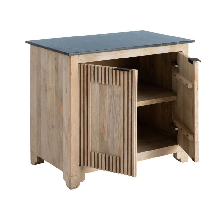 Aparador Madera-Mármol Salón 95 X 57 X 90 cm