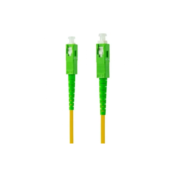 Nano Cable 10.20.0001 Cable Fibra Óptica SC/APC a SC/APC Monomodo Simplex LSZH G657A2 1m Amarillo 2