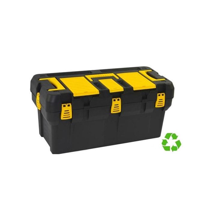 Archivo 2000 Caja de Herramientas Sostenible XL Gran Capacidad 315x655x310 mm Negro-Amarillo Archivo 2000 Caja de Herramientas Sostenible XL Gran Capacidad 315x655x310 mm Negro-Amarillo