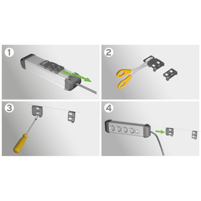 Regleta Enchufes 6 Tomas con Interruptor Brennenstuhl Premium-Alu-Line 3500 W (3 m) 6 Regleta Enchufes 6 Tomas con Interruptor Brennenstuhl Premium-Alu-Line 3500 W (3 m) 6