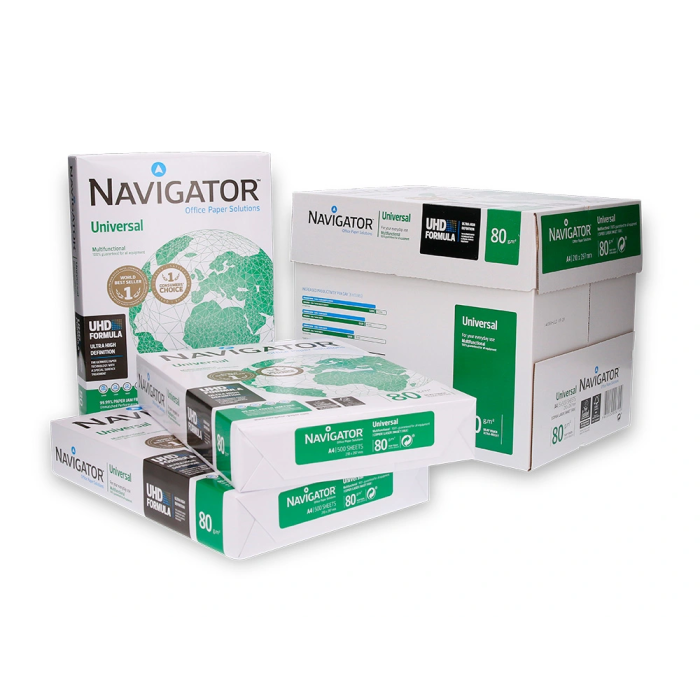 Navigator Papel Din A4 80 Gramos Paquete 500 Hojas | 100% Libre de Atascos, Calidad UHD, Blanco, Certificado Ecolabel y FSC 5 Navigator Papel Din A4 80 Gramos Paquete 500 Hojas | 100% Libre de Atascos, Calidad UHD, Blanco, Certificado Ecolabel y FSC 5