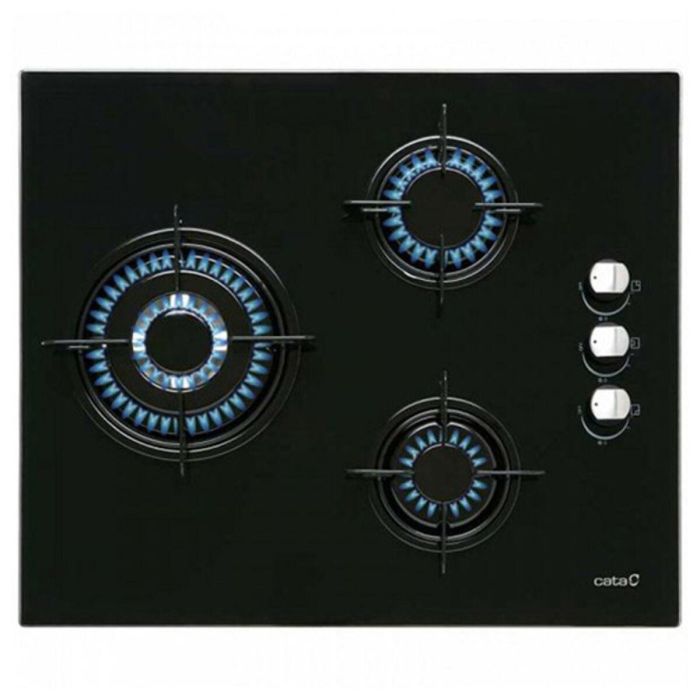 Placa de Gas Cata CI 6021 BK 60 cm Placa de Gas Cata CI 6021 BK 60 cm