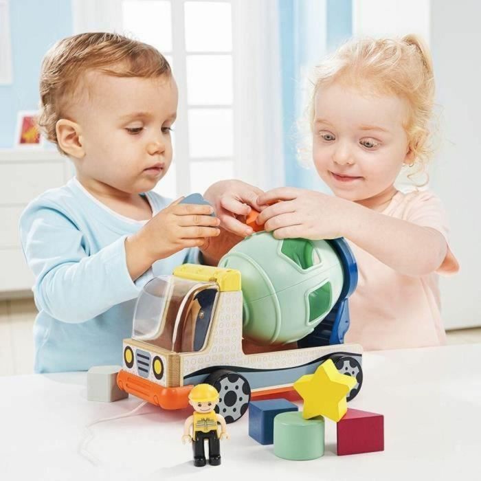 TOP BRIGHT TOP4260771791033 Vehículo de Construcción Clasificador de Formas y Colores con Tambor Mezclador de Hormigón 360º 2 TOP BRIGHT TOP4260771791033 Vehículo de Construcción Clasificador de Formas y Colores con Tambor Mezclador de Hormigón 360º 2