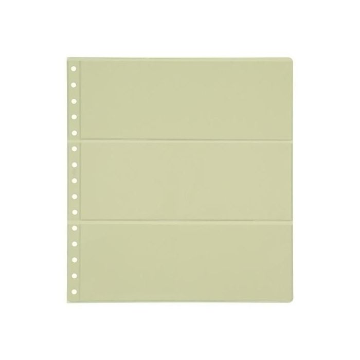 Funda Para Album De Sellos Pardo 2 Lam.Transp.De 3 Dptos. (Set de 10)