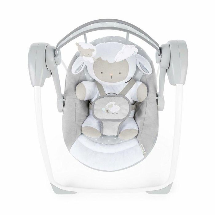 Ingenuity Columpio Portátil Comfort 2 Go Mini Cuddle Lamb - Plegable, 12 Melodías, 2 Posiciones Reclinables, Temporizador y Barra Actividad 0-9 Meses 1 Ingenuity Columpio Portátil Comfort 2 Go Mini Cuddle Lamb - Plegable, 12 Melodías, 2 Posiciones Reclinables, Temporizador y Barra Actividad 0-9 Meses 1