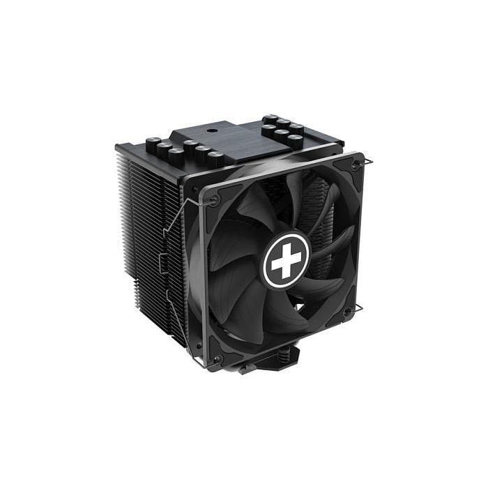 Xilence XC081 Refrigerador de Aire para CPU, Ventilador 12cm, Compatible con Intel LGA 11xx/1200/1700 y AMD AM4/AM5, TDP 250W, Negro 1