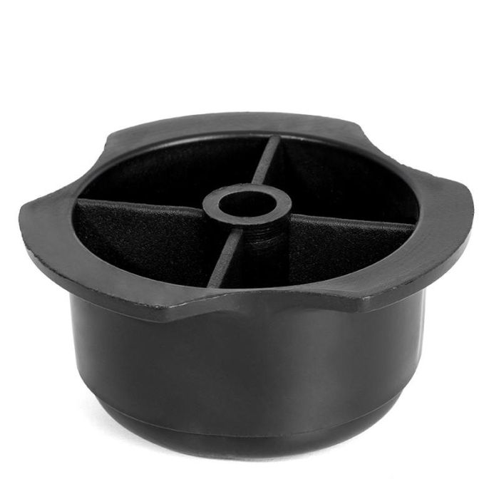 Q&Q Pata Plástico Primal D48 H30 Negro Para Tornillo Rosca Madera