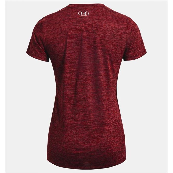 Camiseta de Manga Corta Mujer Under Armour 1258568-690 Rojo Oscuro (XS)