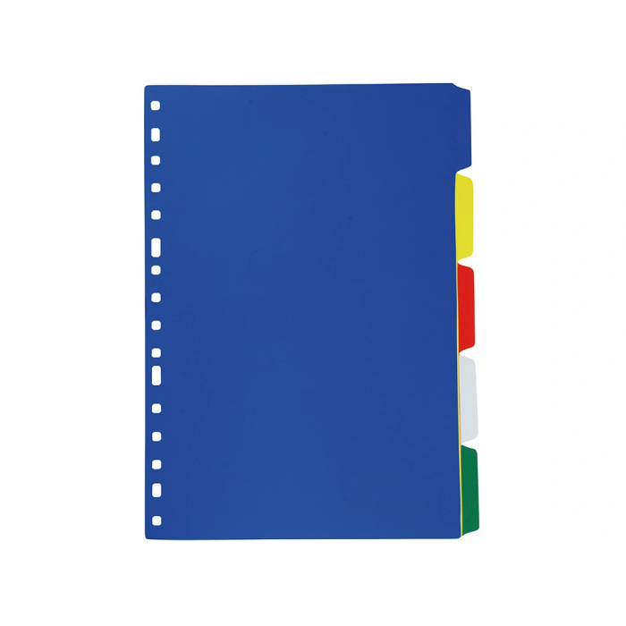 Liderpapel Separador Plástico Folio Juego de 5 Separadores 16 Taladros 2