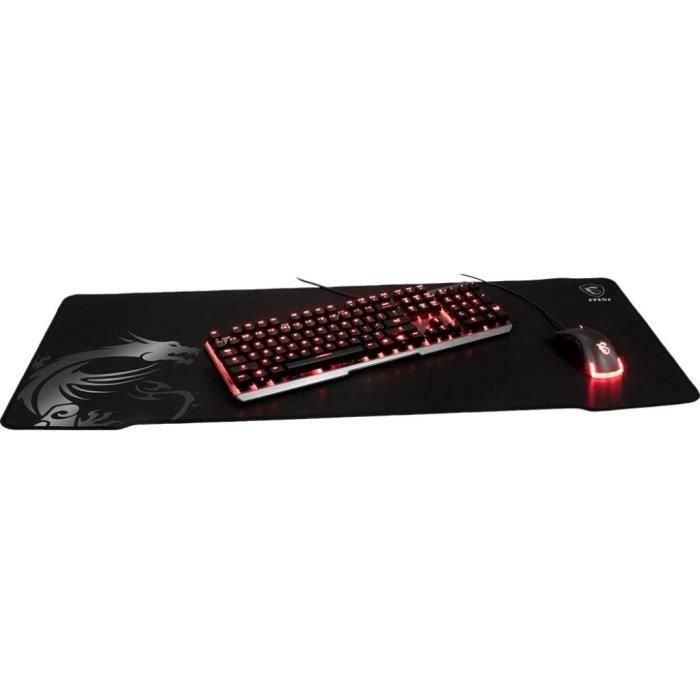 MSI Agility GD70 Alfombrilla de ratón para juegos Negro 2 MSI Agility GD70 Alfombrilla de ratón para juegos Negro 2
