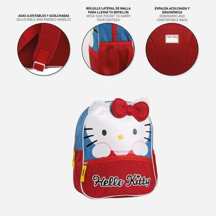 Mochila infantil hello kitty 2.5 x 3.0 x 1.0 cm 2 Mochila infantil hello kitty 2.5 x 3.0 x 1.0 cm 2