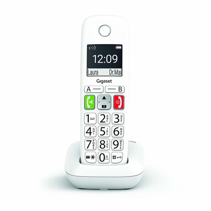 Gigaset E290 Teléfono DECT/analógico Identificador de llamadas Blanco 1