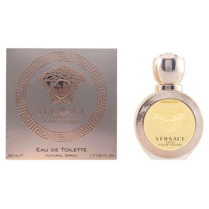 Versace Eros Pour Femme Eau de Toilette Mujer 50 ml | Fragancia Floral Amaderada Sutil y Fresca | Elegante Perfume Vaporizador 3