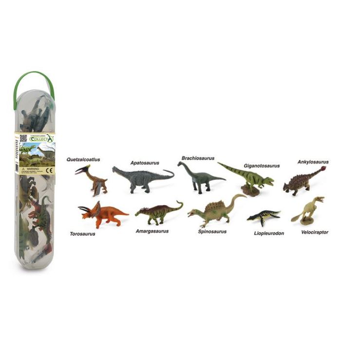 Tubo Mini Dinosaurios 2 Collecta - A1102-C Tubo Mini Dinosaurios 2 Collecta - A1102-C