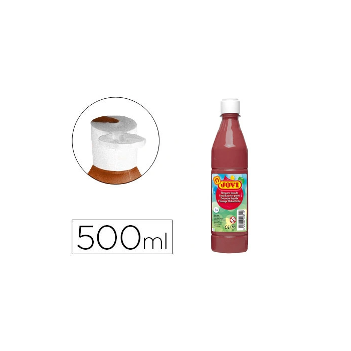 Jovi Témpera Líquida School Marrón Botella De 500 mL 0 Jovi Témpera Líquida School Marrón Botella De 500 mL 0