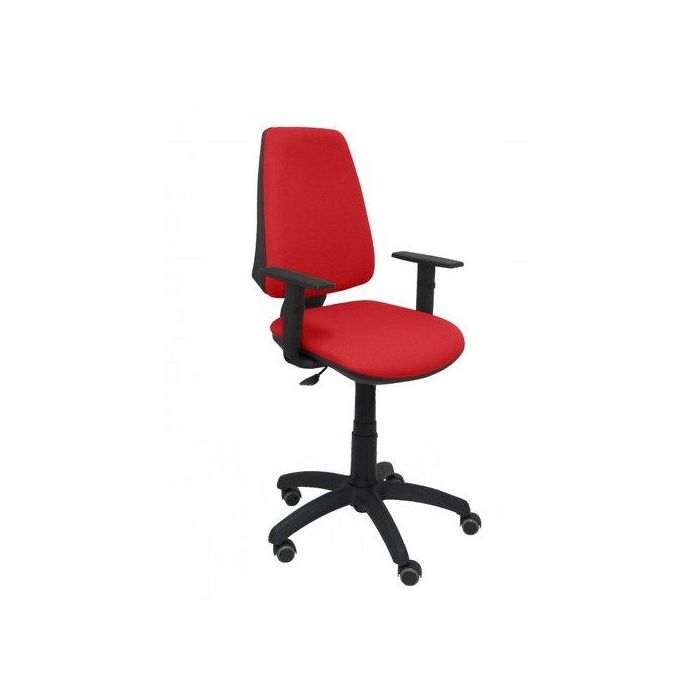 Silla Piqueras Y Crespo Elche Cp Brazos Regulables Mecanismo Contacto Permanente Regulacion De Profundidad Ruedas De Parquet Asiento Y Respaldo Tapizado Bali Rojo