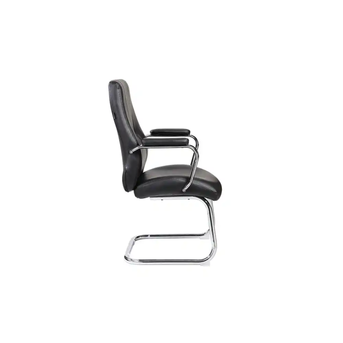 Rocada Silla Confidente Brazos Fijos Estructura Cromada Asiento y Respaldo Tapizado Similpiel Negro 110cm Alto 2 Rocada Silla Confidente Brazos Fijos Estructura Cromada Asiento y Respaldo Tapizado Similpiel Negro 110cm Alto 2