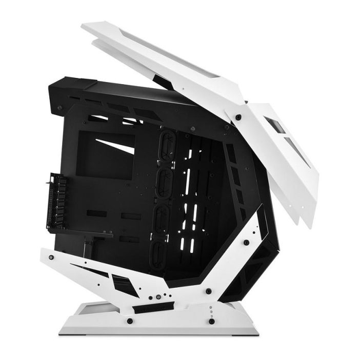 Sharkoon ELITE SHARK CA700 Torre PC Negro Blanco con Panel de Vidrio Templado 5