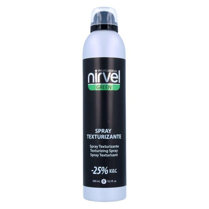 Nirvel Green Dry Spray Texturizante 300ml - Limpia el cabello al instante sin agua