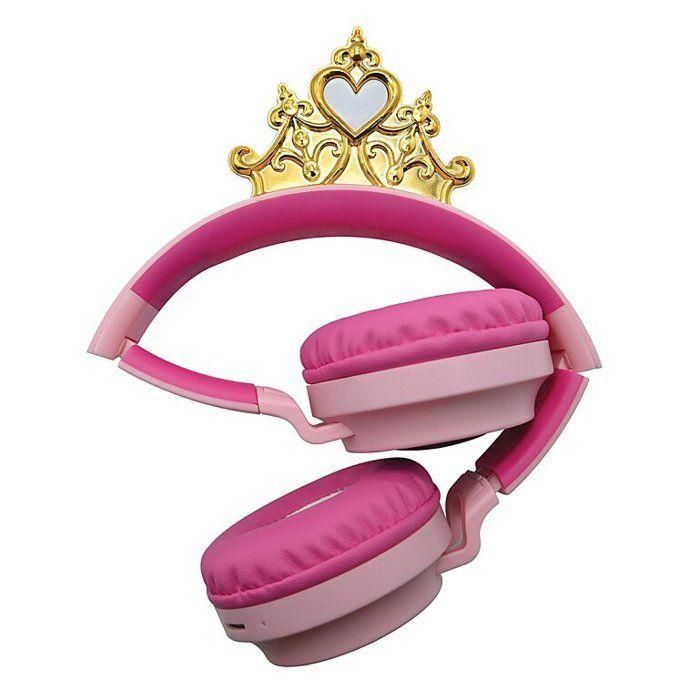 Lexibook LEX1695205330983 Auriculares Bluetooth de Princesas Disney con efectos de luz 1