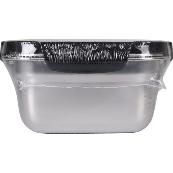 Fiambrera Hermética Quttin Rectangular Acero Inoxidable Plateado Acero 1,8 L 23 x 18 x 9 cm 7