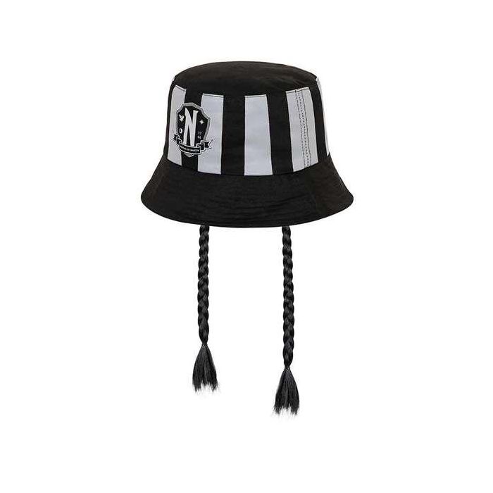 KARACTERMANIA Gorro pesquero Trenzas Miercoles Infantil 8 años 55cm 2