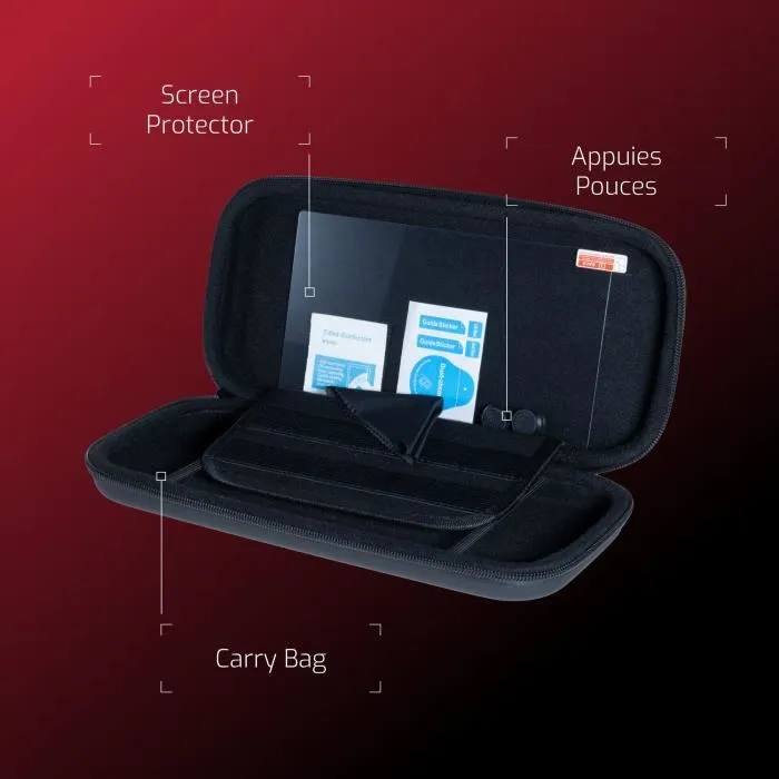 Onlan Paquete de inicio 3015220019449 para Nintendo Switch 2 - Funda negra, Protector de pantalla y Joysticks 5 Onlan Paquete de inicio 3015220019449 para Nintendo Switch 2 - Funda negra, Protector de pantalla y Joysticks 5