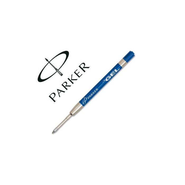 Parker Recambio Boligrafo Quink Flow Gel Azul Punta Media Blister