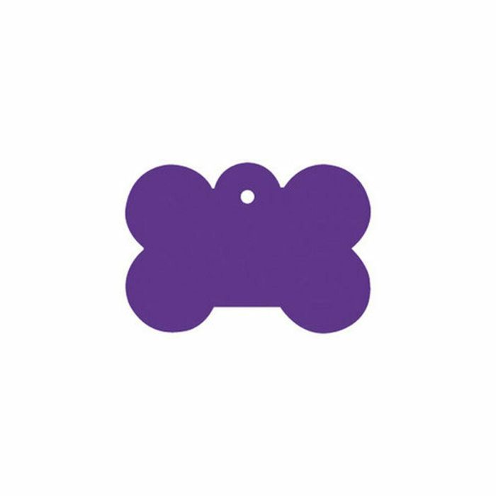 Placa identificativa para collar Imarc Bone Lila 1